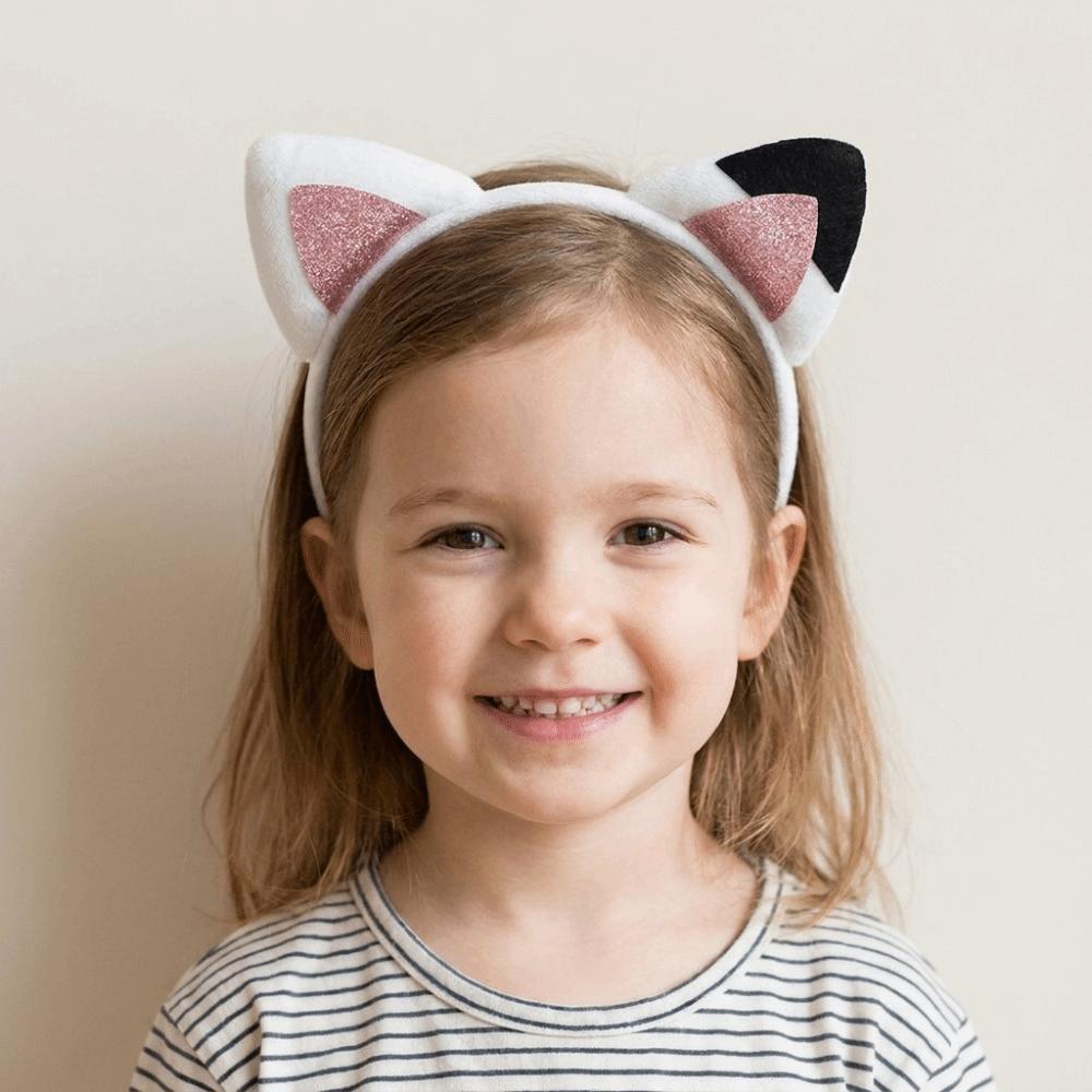 Korean Style Cat Ears Headband Thin Hair Hoop Funny Headwear  Gift