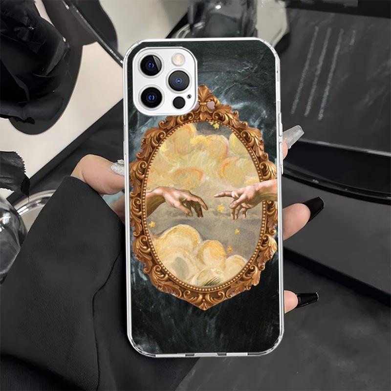 Rene Magritte Art Phone Case for iPhone 11 12 13 Mini 14 15 Plus 16 Pro Max 17 Air 16E 7 8 SE 17ProMax Soft Fundas Cover 11 12 1