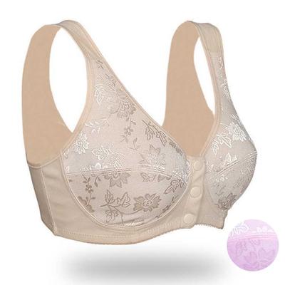 Reggiseni in cotone con fibbia frontale Lingerie da donna Reggiseno con chiusura frontale Intimo confortevole per il tempo libero