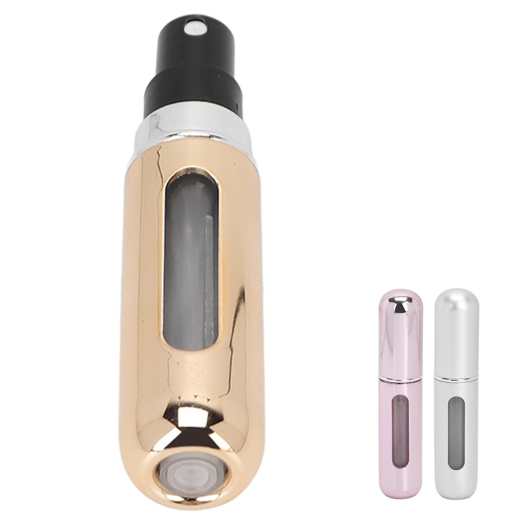 Tragbare Parfümflasche, Zerstäuberflasche zur Flüssigkeitsabgabe für unterwegs, 5 ml