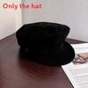 Withsuede Beret Vintage Fabric And Solid Color For Art And Fashion Lovers