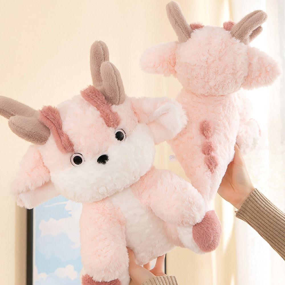 High Quality Stuffed Animals Plushie Soft Stuffed Pink Dragon Plush Toys Birthday Gifts