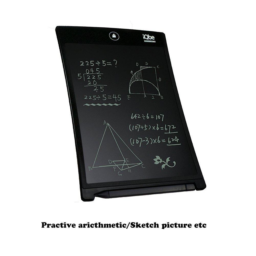 iQbe Electronic Memo Pad, Digital Paper, and Storage Pouch Set (LW03, Red)