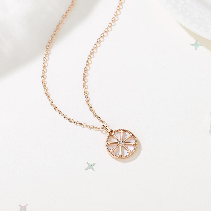 Tancise Dámský klasický náhrdelník s přívěskem S925 Sterling Silver Luxury Personality