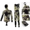 1.5/3MM Hooded Camouflage Diving Suit for Cold Protection, Warmth, and Snorkeling.