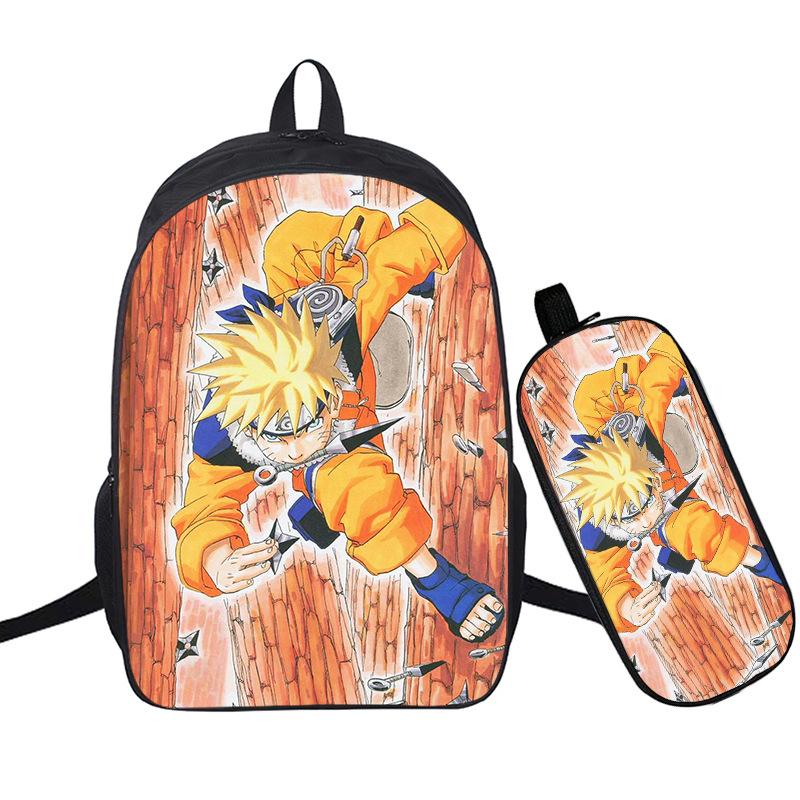 Riman 3D Digital Printing Backpack Two-piece Set Full-color Backpack Student Schoolbag