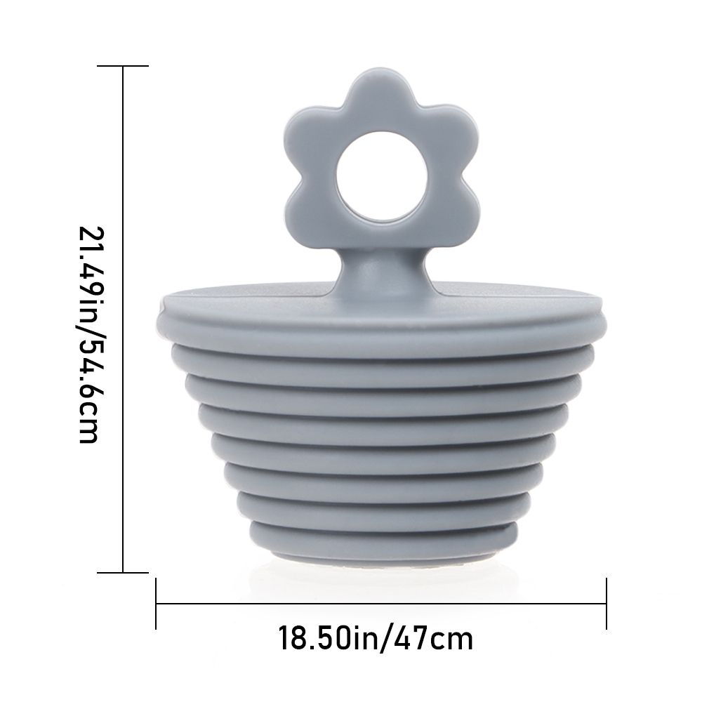 Silicone Bathtub Plug Bathroom Kitchen Sink Drain Stopper Replacement Practical Anti-clogging Bathtub Plug Bathroom Hardware