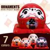 Japanese Ceramic Daruma Doll Lucky Cat Fortune Ornament Money Box Tabletop Feng Shui Craft Home Decor Crafts Gifts