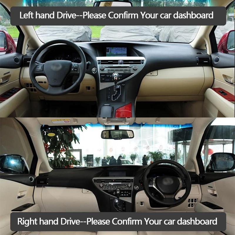 Dashboard Cover Pad Sunshade Dashmat Protect Car Accessories RX270 RX350 RX450h 350 for Lexus RX 2010~2015 AL10 Anti-Slip Mat