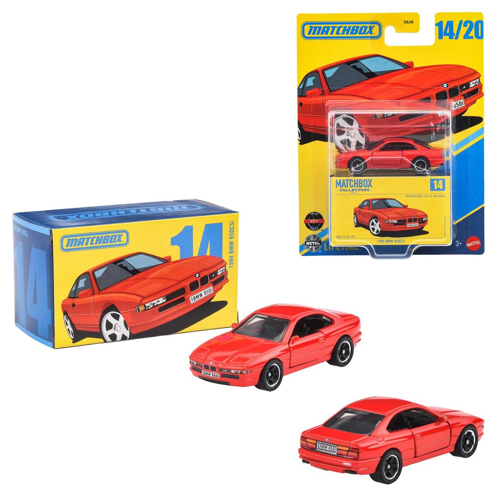 Matchbox Collector's Assortment Vehicle Toys, Mini Cars, 8-Car Box, Ages 3+, Multi-Purpose, 987C-GBJ48