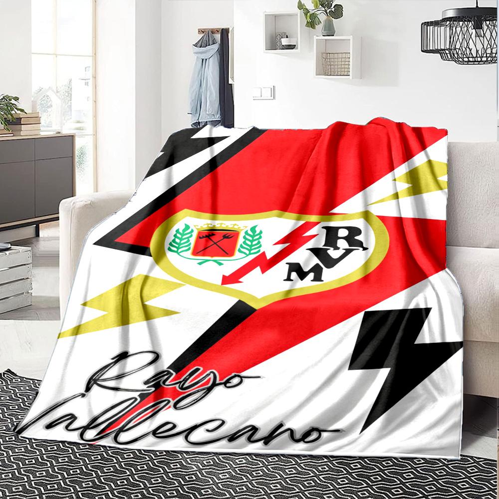 Rayo Vallecano Blanket, High quality Comfortable for All Seasons, Home Decor, Warmth and Comfort