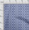 oneOone Cotton Flex Blue Fabric Asian Block Sewing Craft Projects Fabric Prints by Yard 40 Inch