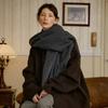 Unisex Air Wool Muffler Gray