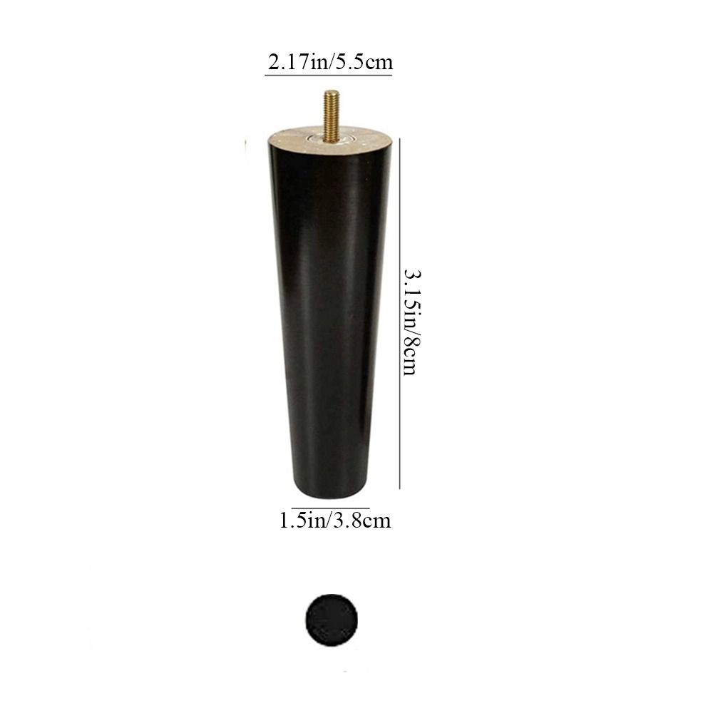 Conical Durable Replacement TV Cabinet Chair Sofa Leg Furniture Leg Table Feet for Coffee Table