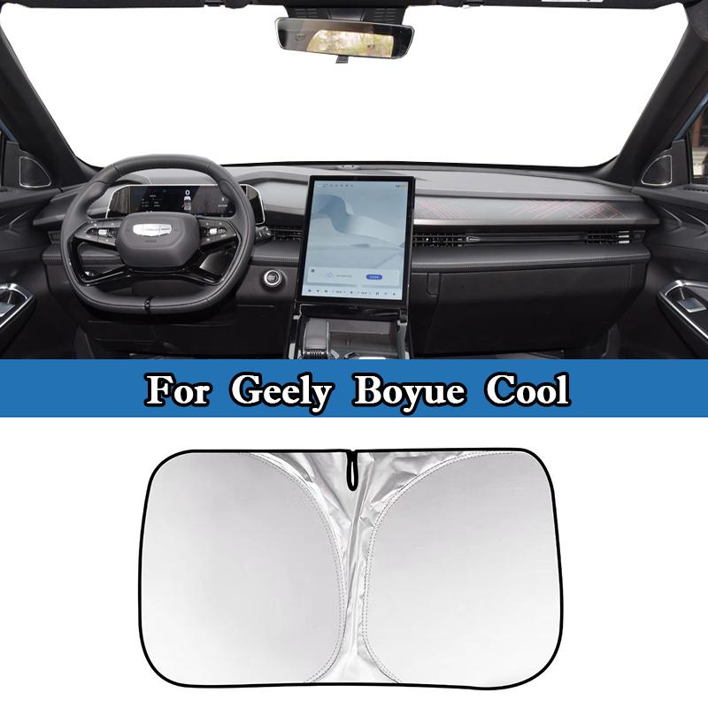 Car Windshield Sunshade Cover Front Window Interior UV Protection for Geely Monjaro Xingyue L Preface Boyue Haoyue Panda Binyue