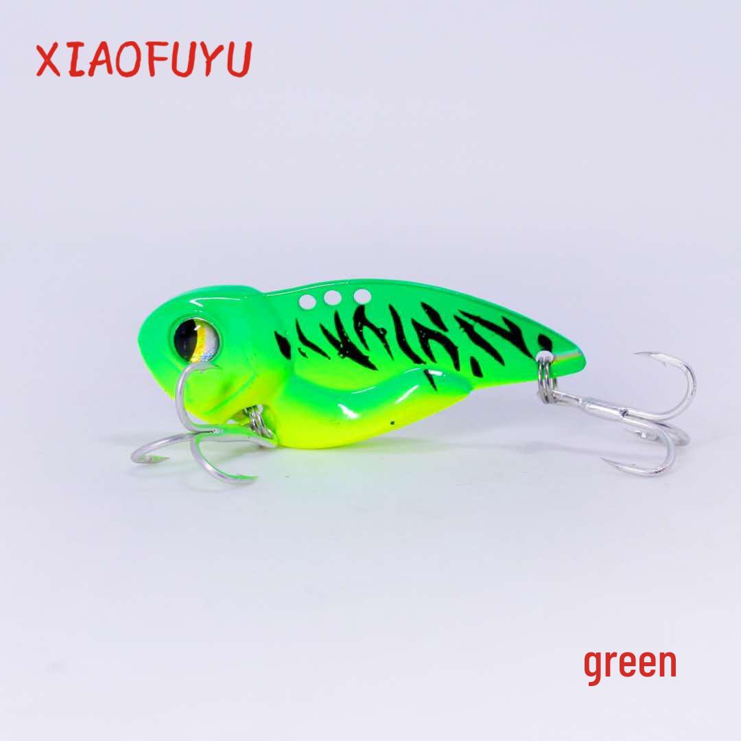 

Дразнящая металлическая вибро-минноу джиг с крючком с кровавым желобком для ловли окуня, жереха, макрели 15g