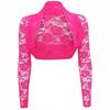 Floral Lace Shrug Wedding Bolero Long Sleeve Coat Cardigan Crop Top