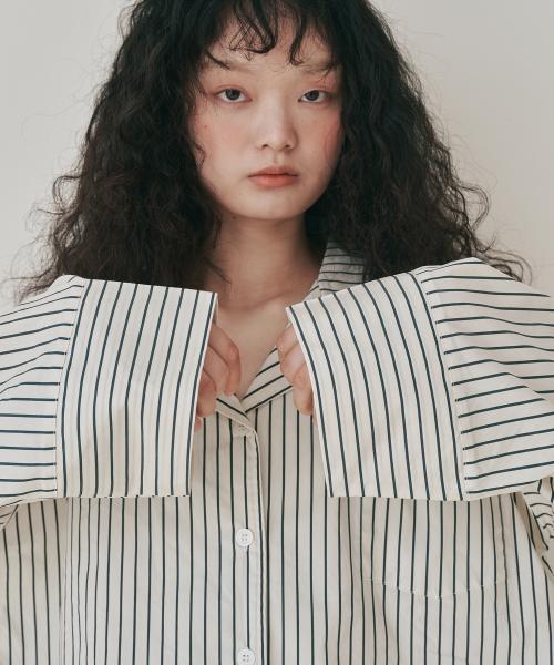 [OGGITT] Dormitory Bean Stripe Pajamas Black White [Shipped from Korea] 100% Authentic