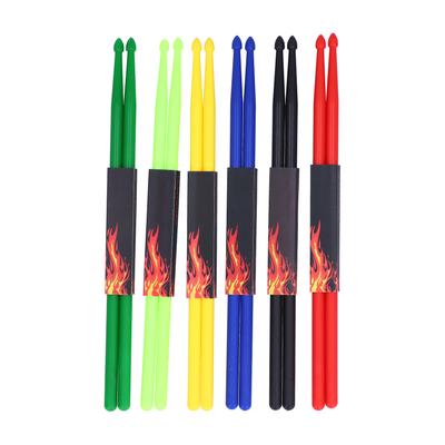 6 Paar 5A Nylon Drumstick Pack Professionelle Leichte Langlebig Rutschfeste für Erwachsene Kinder