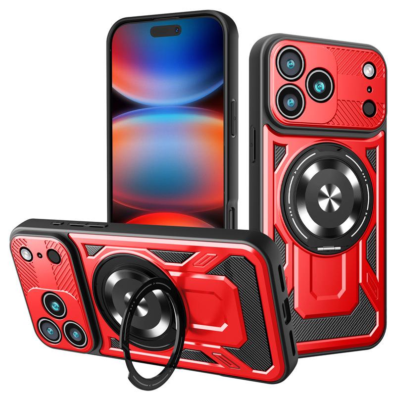 Compatible with iPhone 17 Pro Max Youjia magnetic phone case, Apple 16 Pro stand, 15 shockproof 14 protective case