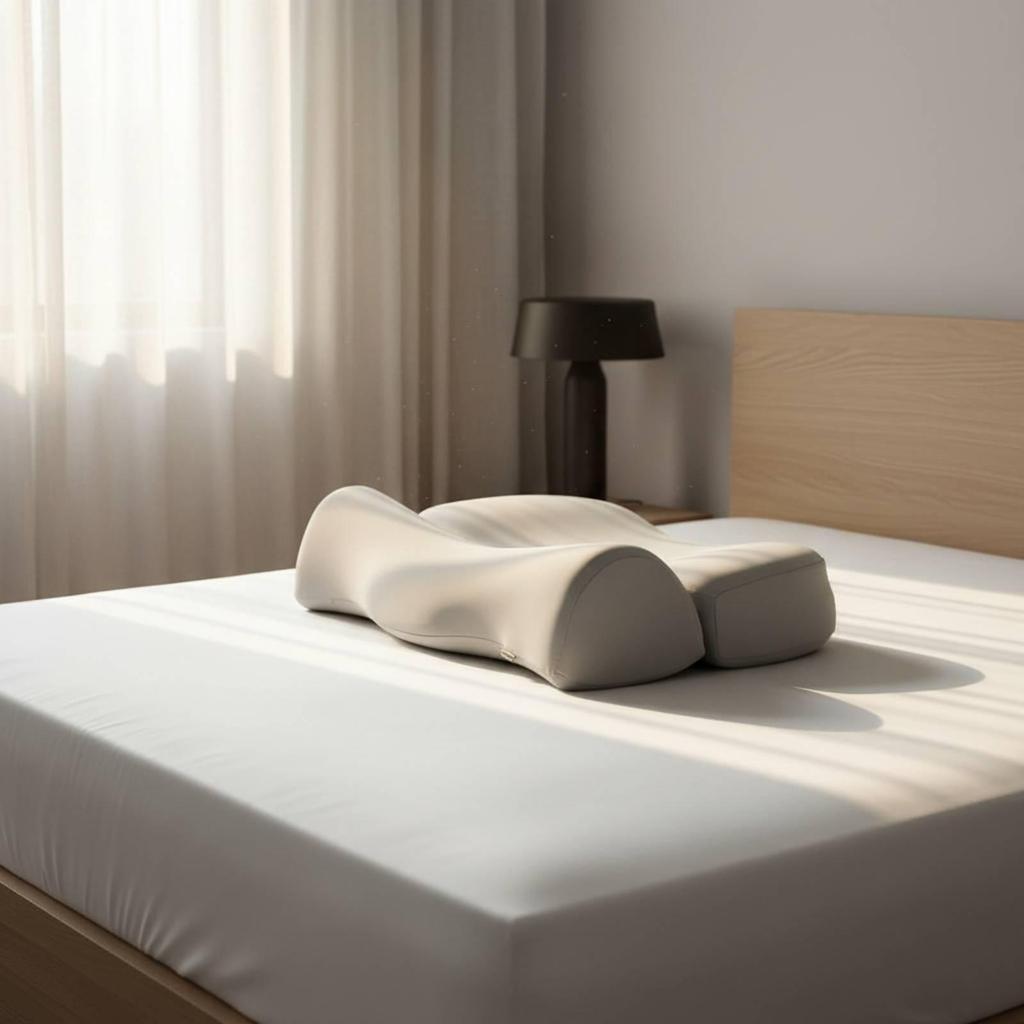 Foam Cervical Nighttime Comfort Pillow Aid Shaped