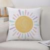 Colorful Inspirational  Cute Pattern Pillowcases Pattern Cushion Cover Suitable for Sofa Bedroom Car Pillow Cover