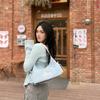 New Lee Fabric Shoulder Bag Women's Light Blue & Pink LE250033M-541