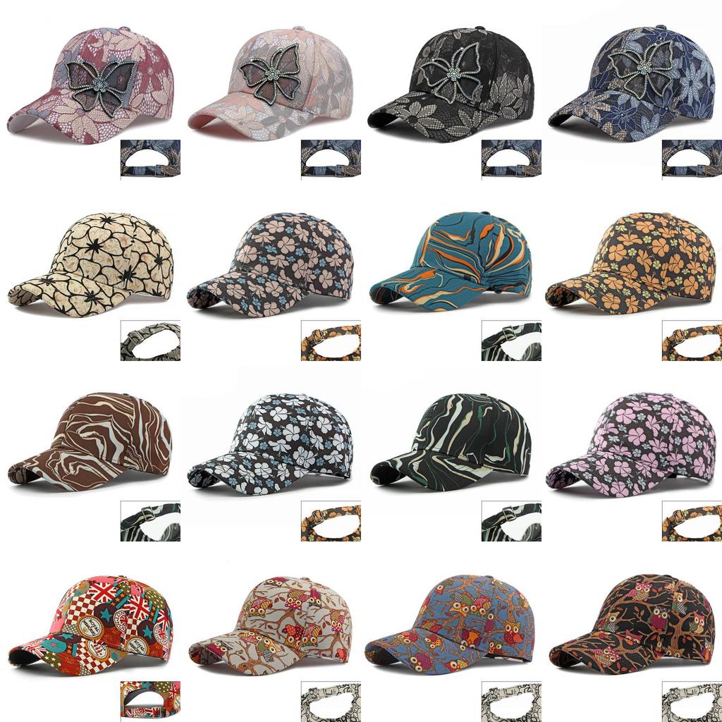Ethnic Style Denim Baseball Cap With Sun Protection For Outdoor Activities