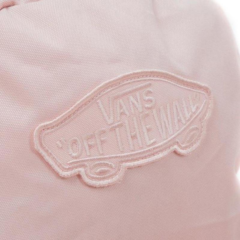 Vans Polyester Zipper Closure Backpack With Embroidered Decoration And Large Capacity Women Backpacks Pink VN000NZ0EI2
