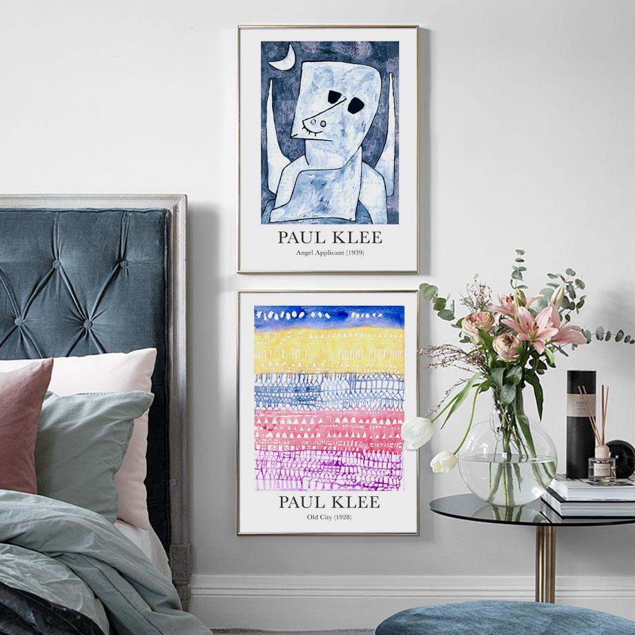 Abstract Colorful Paul Klee Posters And Prints Vintage Eclectic Gallery Wall Art Canvas Painting Modern Living Room Home Decor