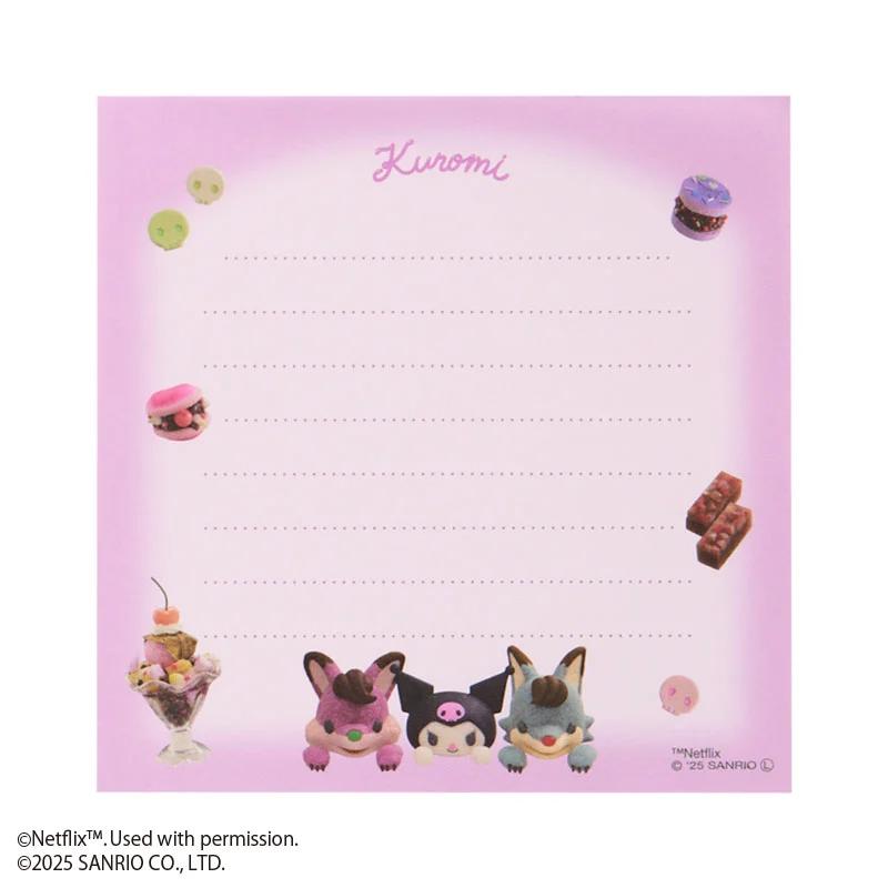Sanrio Netflix MY MELODY & KUROMI KUROMI Square Memo Japan NEW