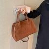 Ladies' Top-handle Bag High-end Design Vintage Commute Handbag For Autumn Winter Faux Suede Casual Tote Shoulder Bags