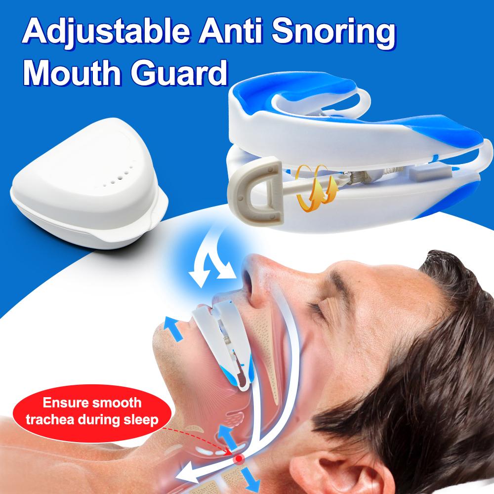 Mouthpiece Anti Snore Mouth Guard Silicone Anti Snoring Bruxism Sleeping Aid Apnea Guard Teeth Snoring Devices Stop Snore Oral