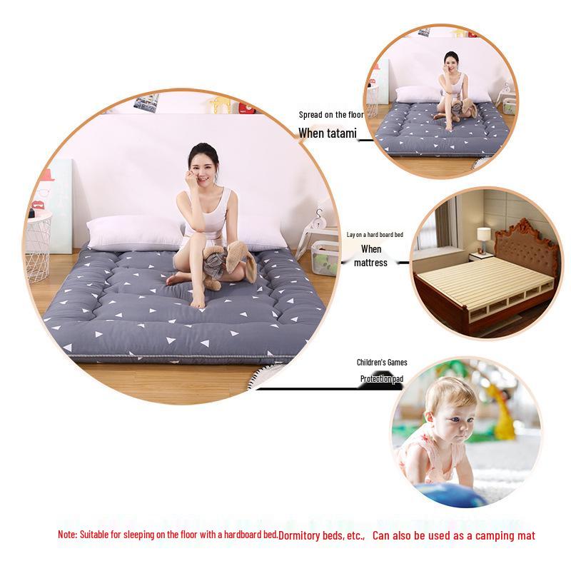 Thickened Tatami Floor Mattress - Foldable Sleeping Mat for Living Room or Bedroom