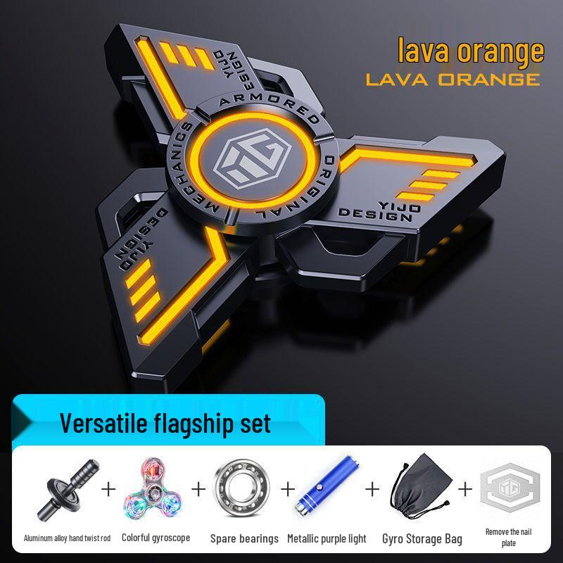 Limitierte Edition Luminous Black Tech Spinner: Stressabbau-Spielzeug für Schüler und Jungen