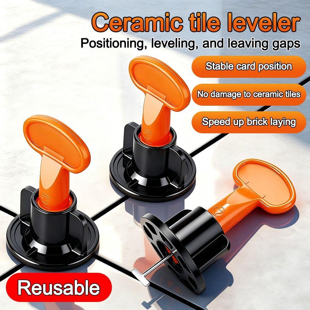 50Pcs Adjustable Tile Spacers Thickened Floor Gap Clips for Porcelain Ceramic Tile Laying