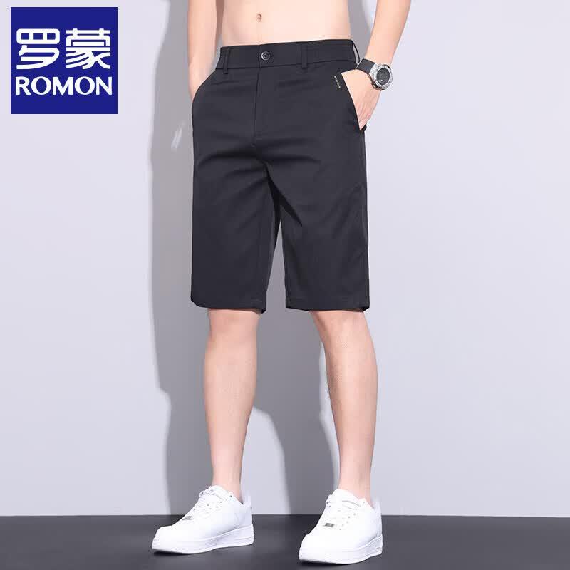 Romon Men's Ice Silk Quick-Dry Casual Shorts