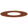 Flat Tree Ring Suitable for Trees Brown Ø30   60 Cm Weatherproof Steel