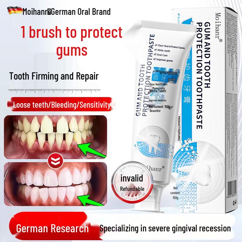 

MOIHANR Зубная паста для восстановления рецессии десны и чувствительности