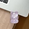 Color Pearl Glitter Bear Mobile Phone Airbag Bracket Magnetic Suction Magsafe Paste Creative Ring Lazy Women