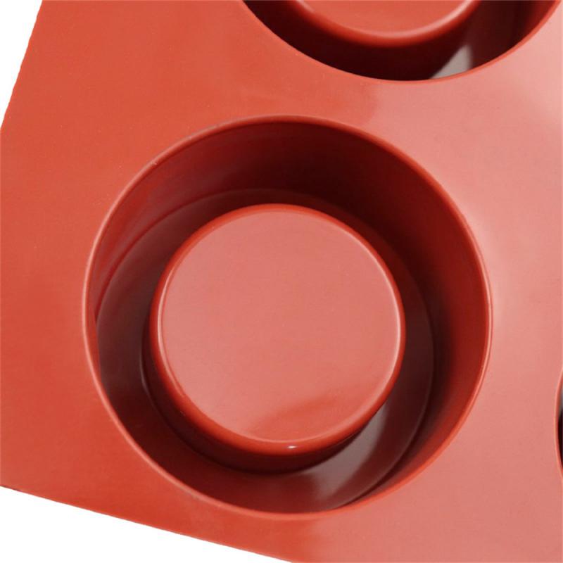 3D Silicone Pastry Molds Oval Shaped Silicone Chocolate Mold Baking Pan Handmade Soap Mould Donut Tray Muffin Cups Cake Mold