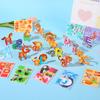 30Pcs Cartoon 3D Animal Insect Theme Paper Jigsaw Puzzles Kids Educational Toys Birthday Favors School Rewards Pinata Fillers