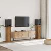 Speaker Stands 2 Pcs Artisan Oak Engineered Wood