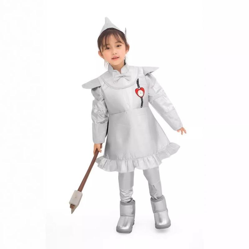 Halloween Wizard of Oz Cosplay Costume Tin Woodman Pastoral Dorothy Girls Drama Costume