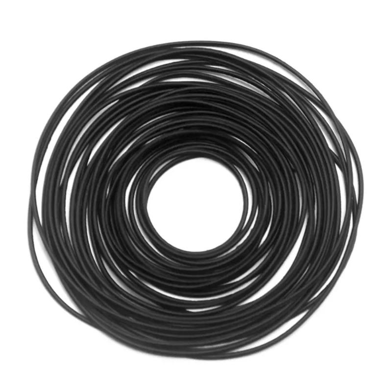 Watch Repair Tools 1Set Watch Case Rubber Waterproof O-Ring Oil-Resistant Watch Bottom Cover Gasket 0.5/0.6Mm O-Ring Seal Gasket