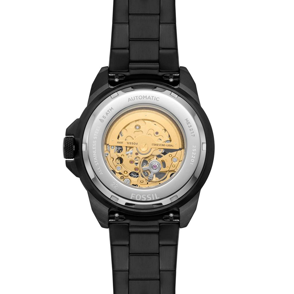 Bronson Automatic Watch Black Stainless Steel