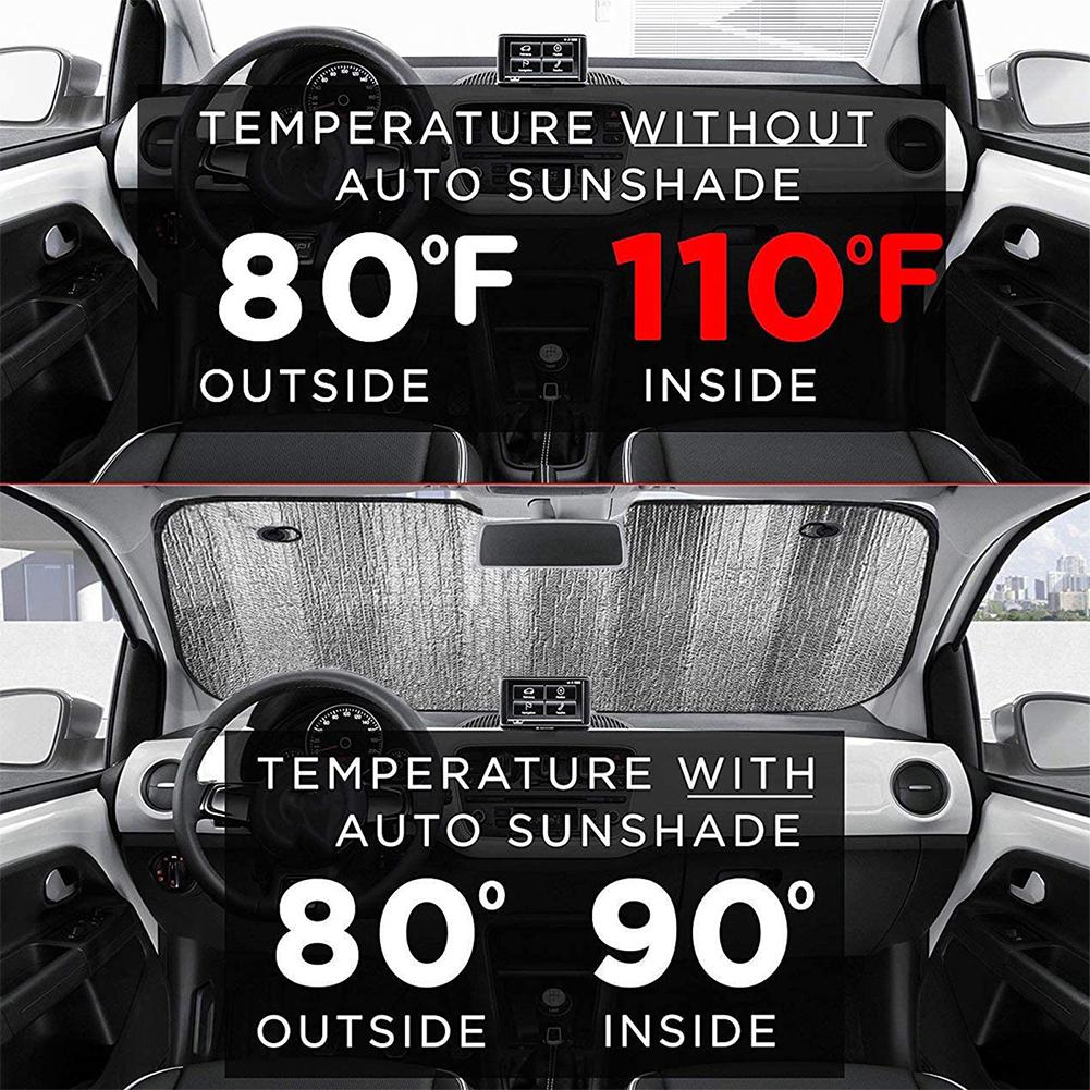 Clona na přední okno auta Ochrana proti UV záření Stín Sluneční ochrana Kryt clony na čelní sklo Auto závěs Sluneční clona Příslušenství