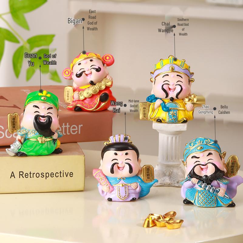 Big Five Ornaments: Five Blessings for Office, Living Room, Study, Desktop, Housewarming