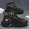 New Model Men Boots Cotton Boot Autumn  British High Top  Thick Sole Lace Up Comfort Anti Slip Sport Mountaineering Boot
