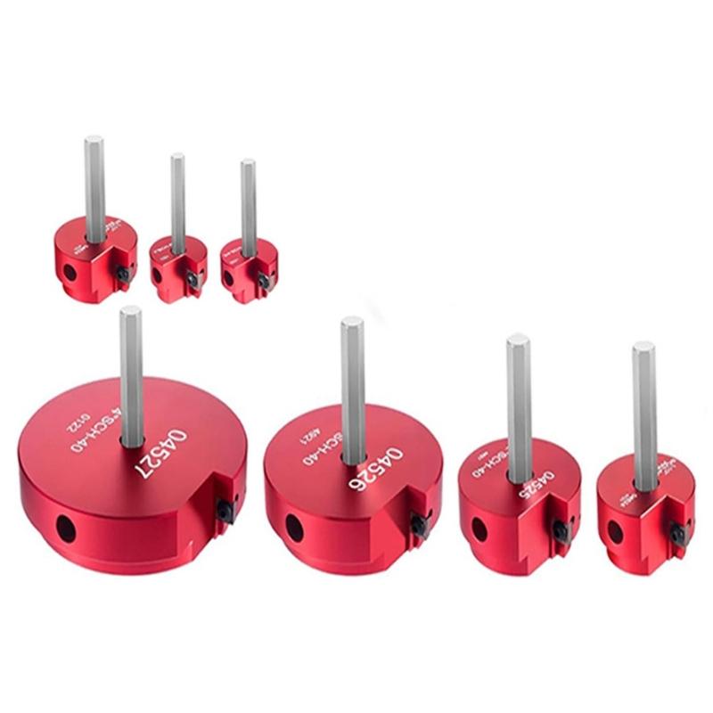 

7 шт., набор инструментов для развертки труб из ПВХ с 3/4 дюйма, 1 дюйм, 1-1/4 дюйма, 1-1/2 дюйма, 2 дюйма, 3 дюйма, 4 дюйма для аккумуляторных и ударных дрелей